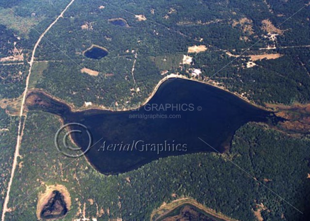 Little Blue Lake in Muskegon County, Michigan